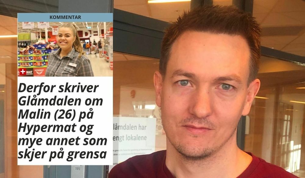 Nyhetsredaktør Terje Sundby forsvarer Glåmdalens dekning av svenskehandelen.