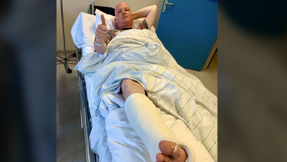 Lørdagen endte med sykehusbesøk for tidligere NTB-sportsjournalist Steinar Bjerkmann, etter at han havnet i en ulykke som kunne kostet ham livet denne helgen.