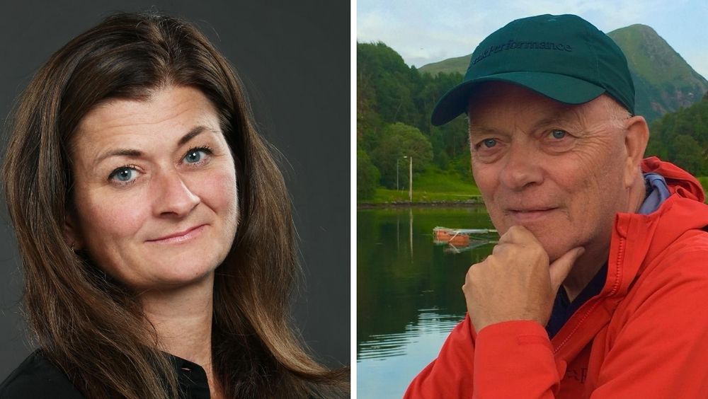NRKs radiosjef Cathinka Rondan og samfunnsdebattant Jarl Wåge.