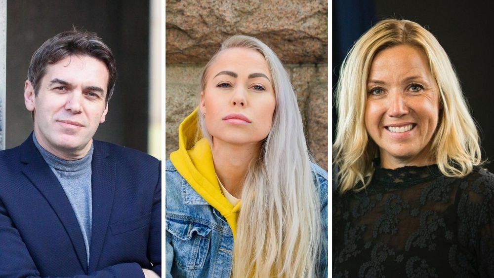Tidligere PFU-medlem og nå rådgiver i Tankesmien Agenda, Sylo Taraku, Aftenposten-journalist Ingeborg Senneset og VG+-redaktør Jane Throndsen.