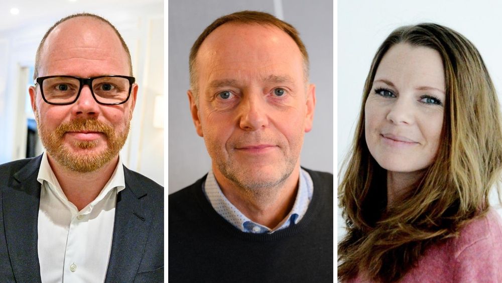 VG-sjefredaktør Gard Steiro, sjefredaktør i Avisa Nordland, Jan-Eirik Hanssen, og Amedias digitale utviklingssjef, Eivor Jerpåsen.