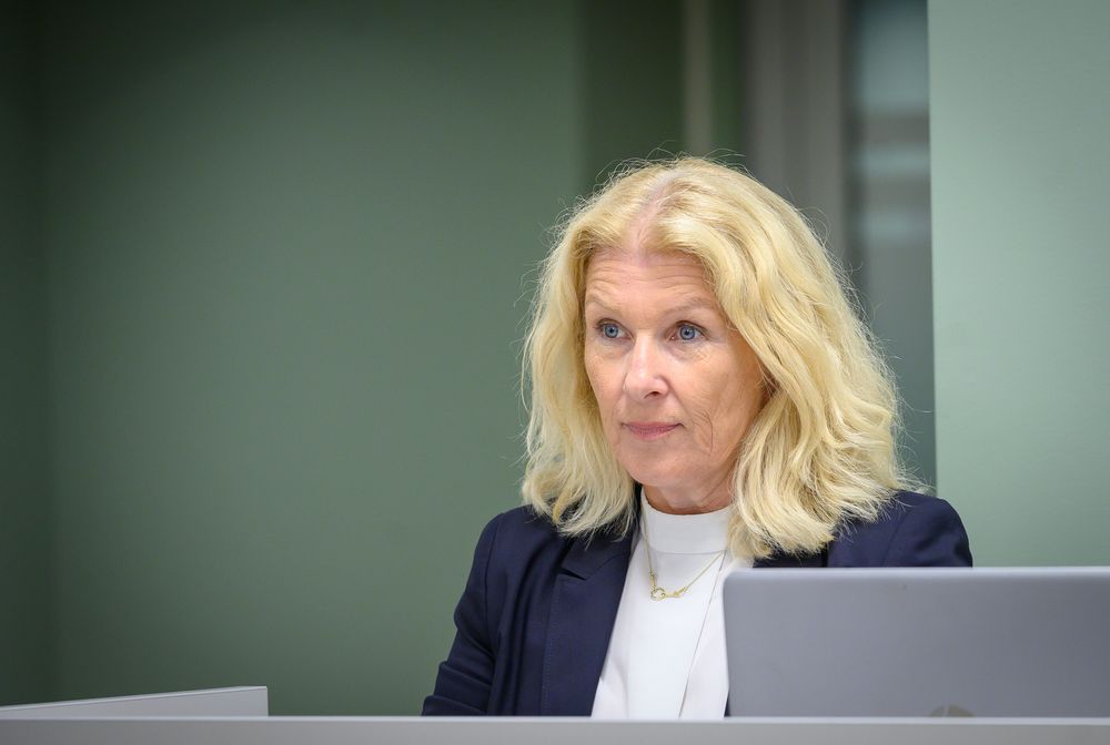 Kommentator Anita Hoemsnes i Dagens Næringsliv i Oslo tingrett 21. august 2020.