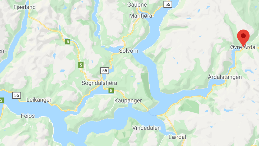 ANGREP: Hendinga skal ha skjedd i Øvre Årdal.