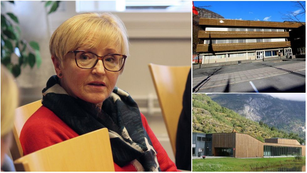 UEINIG: Navarsete er ikkje einig i vedtaket om å flytte folkebiblioteket inn i Lærdal Kulturhus.