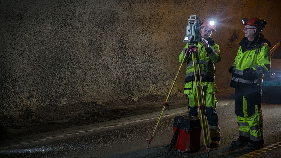 GUDVANGATUNNELEN: Tunnelen blir ikkje ferdigstilt i år.