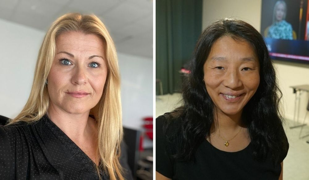PFU-nestleder Ellen Ophaug (til venstre) og leder Anne Weider Aasen.