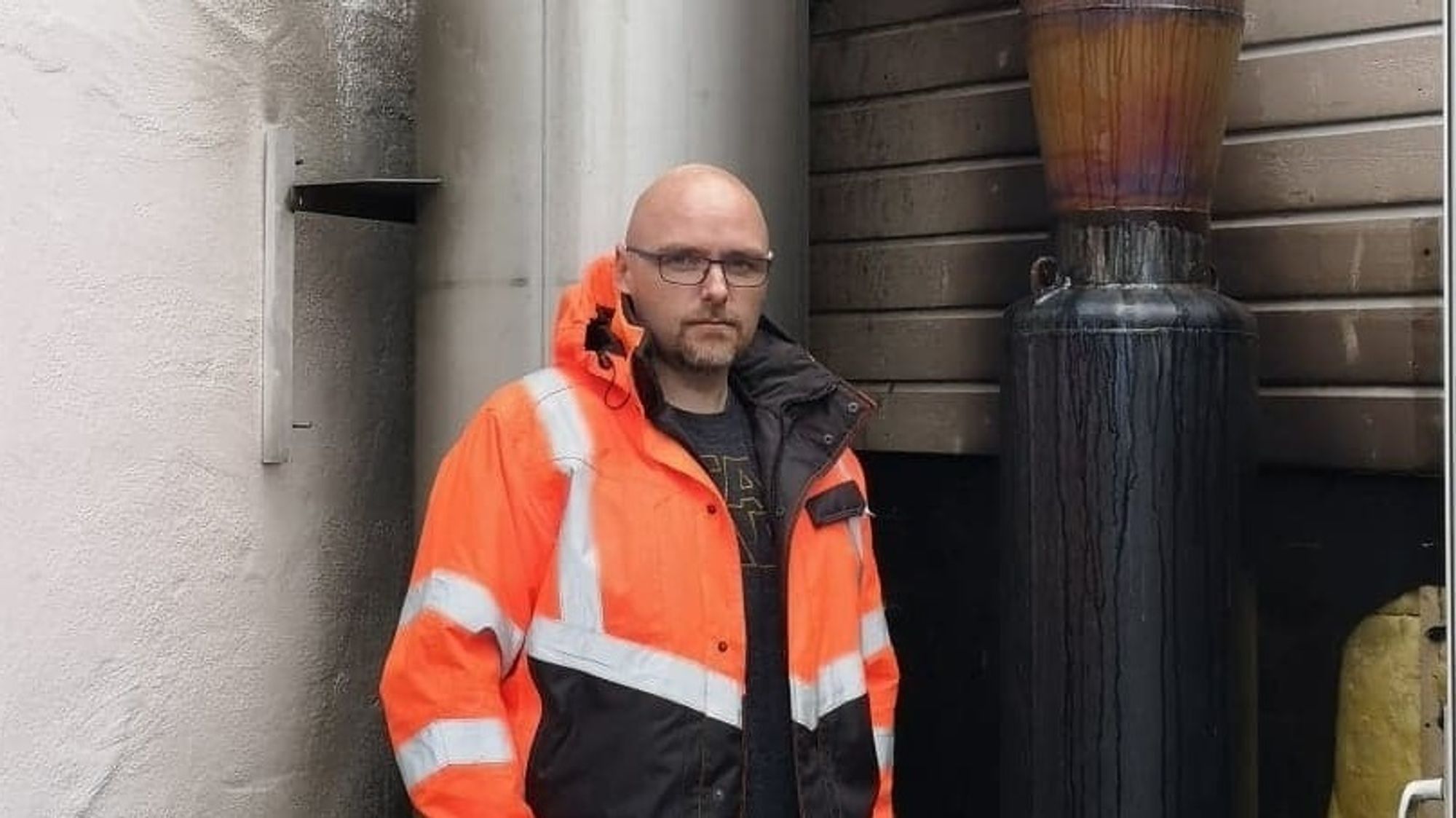 HELDIG: Venslauskas trur dei var heldige som oppdaga brannen tidleg.