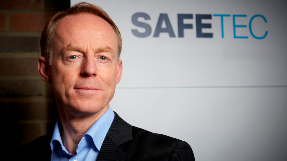 Frank Vollen, administrerende direktør i Safetec.