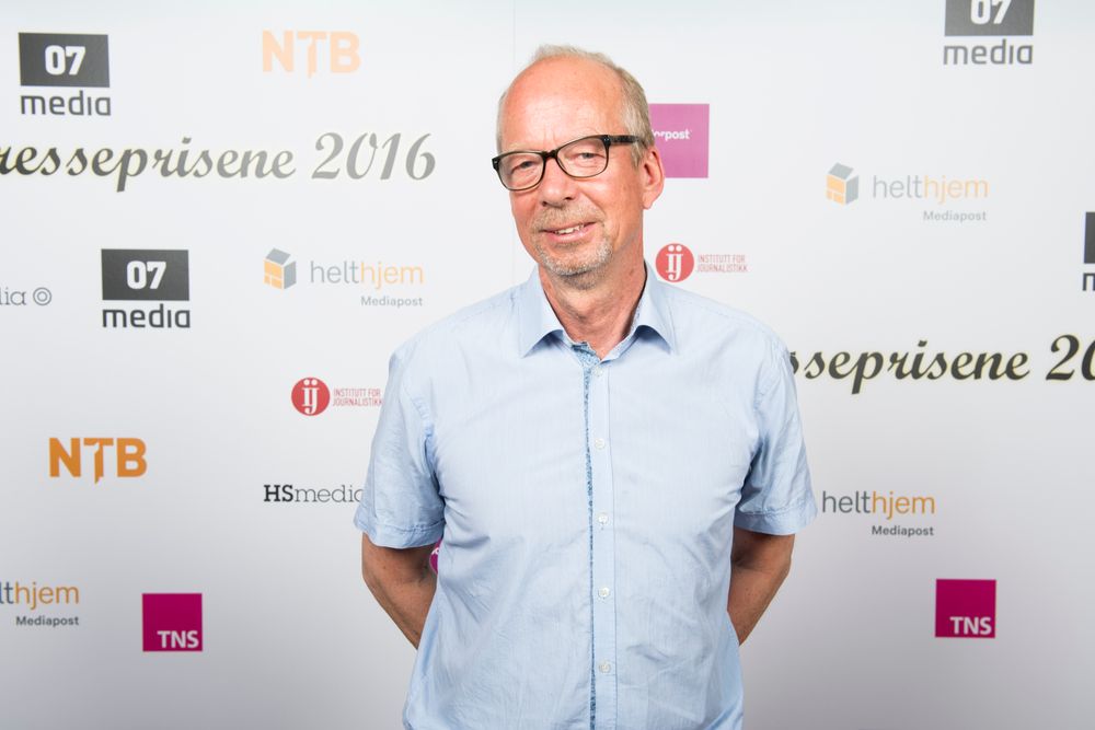 Barth Tholens, redaktør i tidsskriftet Sykepleien, vinner Fagpresseprisen 2016.