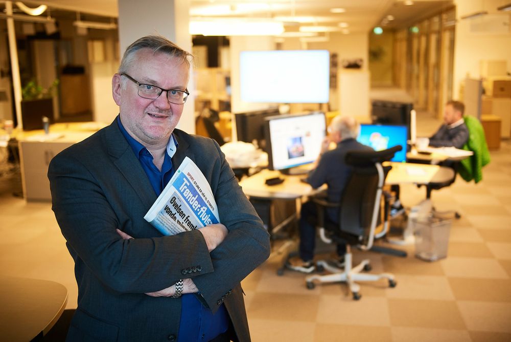Sjefredaktør og administrerende direktør i Trønder-Avisa, John Arne Moen.