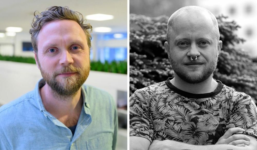 Luca Dalen Espseth (til høyre) retter sterk kritikk mot Dagbladets valg av bilder i saker om minoriteter. Politisk redaktør Geir Ramnefjell sier avisen vil lytte til innspill.