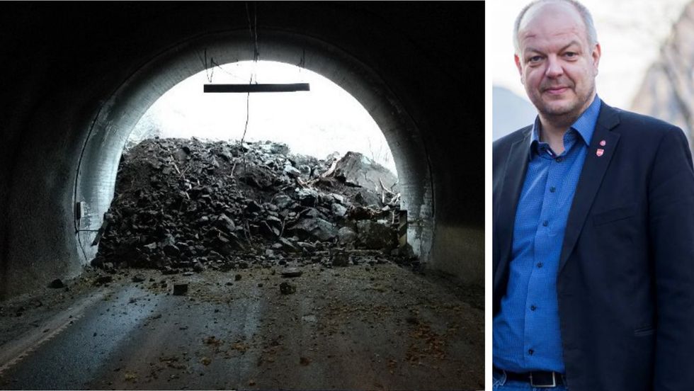 OPTIMIST: Massane som vert henta ut ved tunnelarbeide er godt eigna til utviding av både bu- og næringsareal.