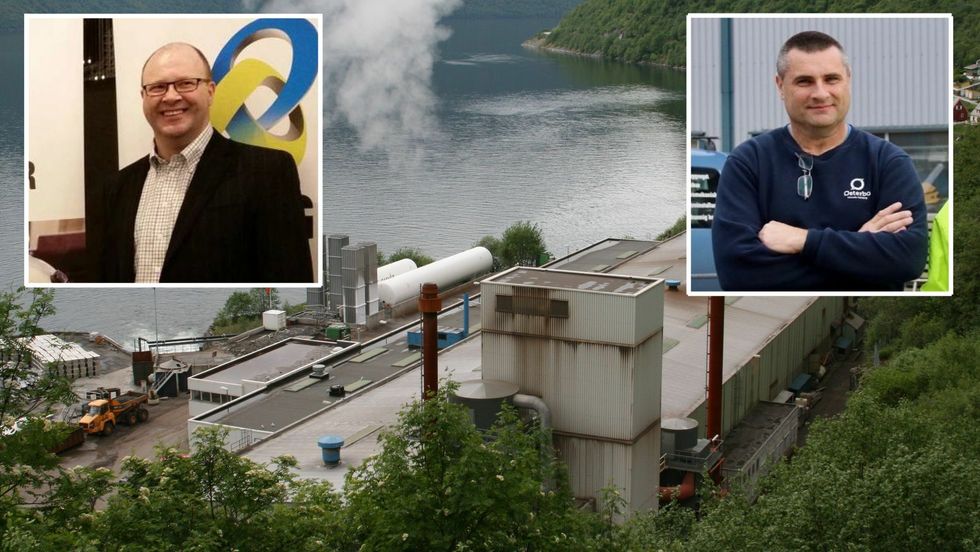 FLEIRE RÅKA: Fleire bedrifter blir råka av nedlegginga av Nyrstar. Åge Nesse i Bilfinger (innfelt til venstre) kallar situasjonen trist, medan Steinar Holen i Østerbø Maskin (innfelt til høgre) trur dei greier omstillinga utan alvorlege konsekvensar.