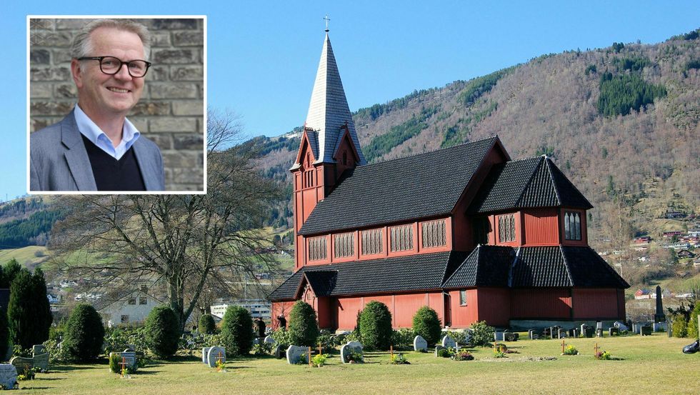 ALTERNATIV: Wiggo Hustad (innfelt) meiner ungdom som er kritiske til kyrkja, bør vurdera alternativ når dei skal konfirmera seg.