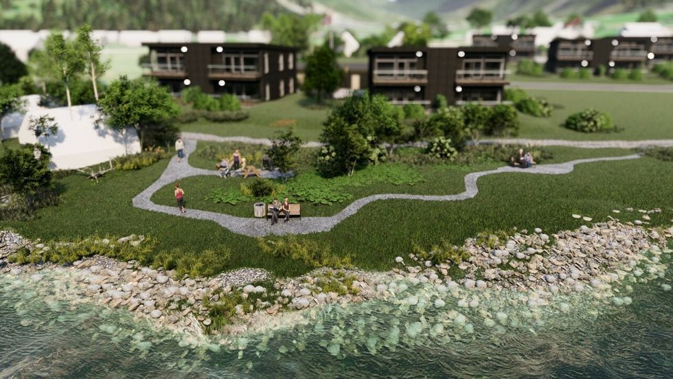 MIN HEIM: Hovland i Vadheim.