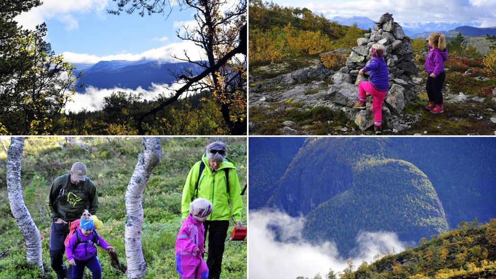 ÅRDAL: Ein flott tur i friskt haustvêr til Biskaholten.