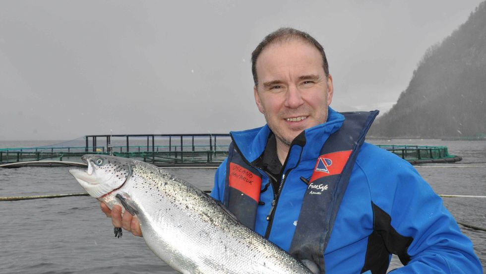 DRIFTSRESULTAT: Dagleg leiar i Osland Havbruk, Erik Osland, er nøgd med resultatet for 2019.