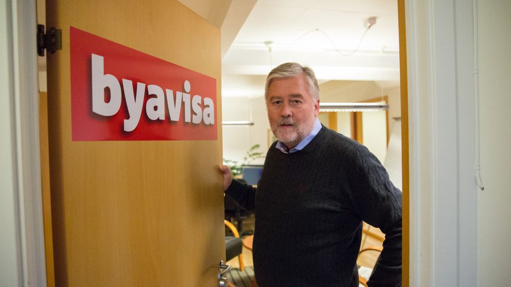 Daglig leder i Byavisa Drammen, Bjørn Larsen synes det er trist at avisen nå legges ned.