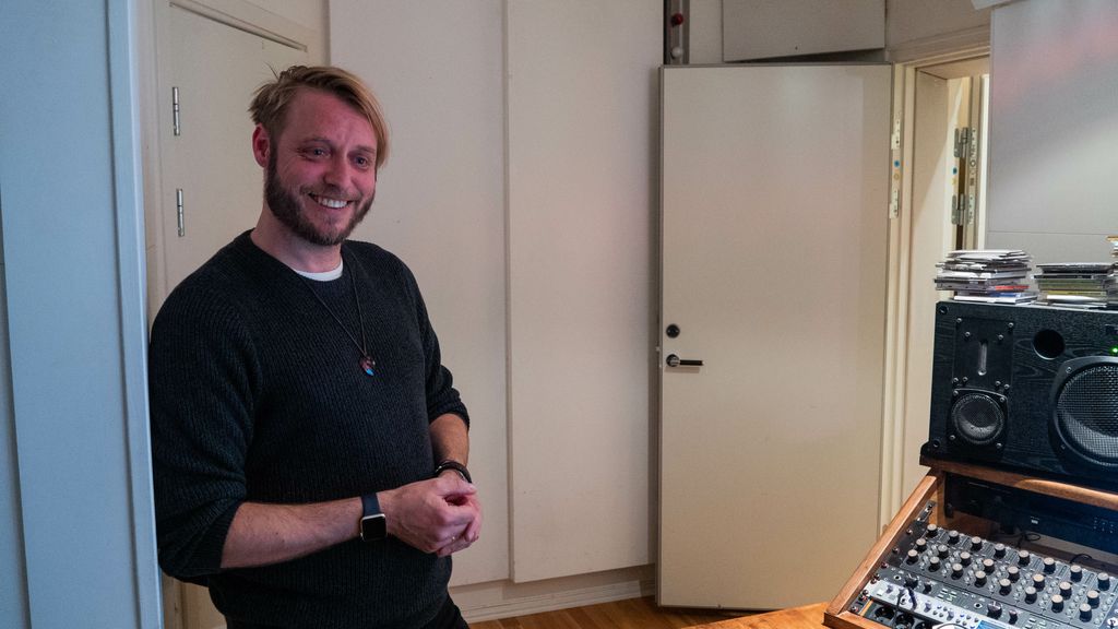 STJERNEKAMP: Odd Einar Nordheim er aktuell med Stjernekamp. No er han tilbake i studio for å gjera siste finpuss på albumet sitt.