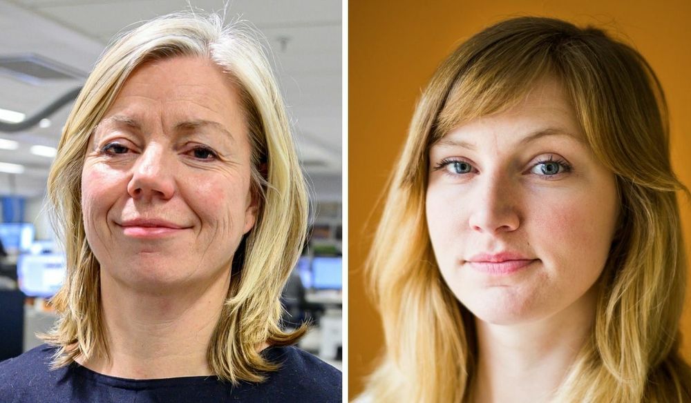 Sjefredaktør og administrerende direktør Trine Eilertsen og utenrikssjef i Klassekampen Mari Eifring.