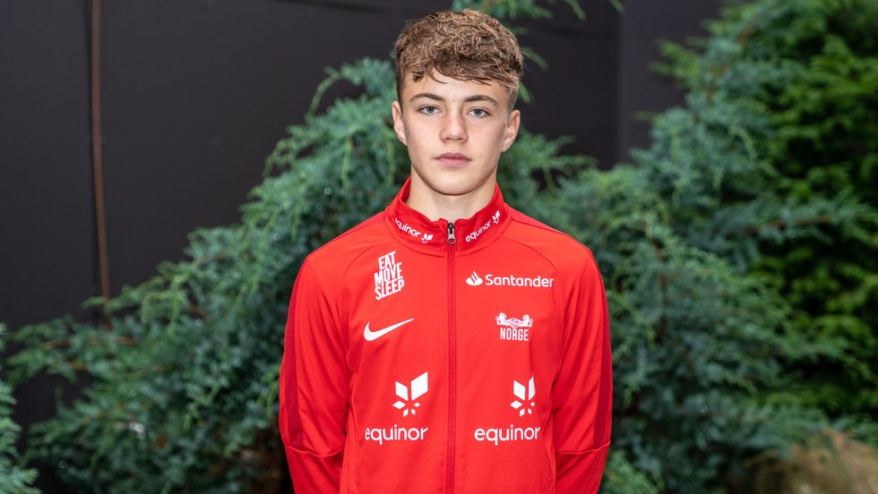 TALENT: Johan Bakke (16) var førre veke på landslagssamling for første gong. Rett nok var han med på skuggelandslaget på talentleir i sommar.