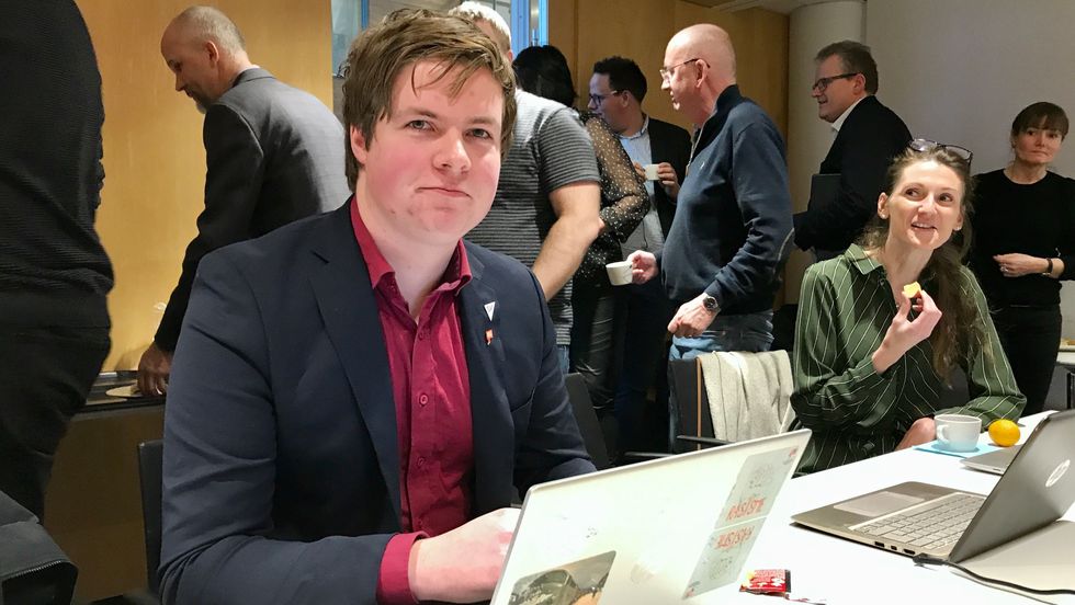 NUMMER TO: Hans Christian Knudsen (SV) er nøgd med innstillinga til nominasjonskomitéen.
