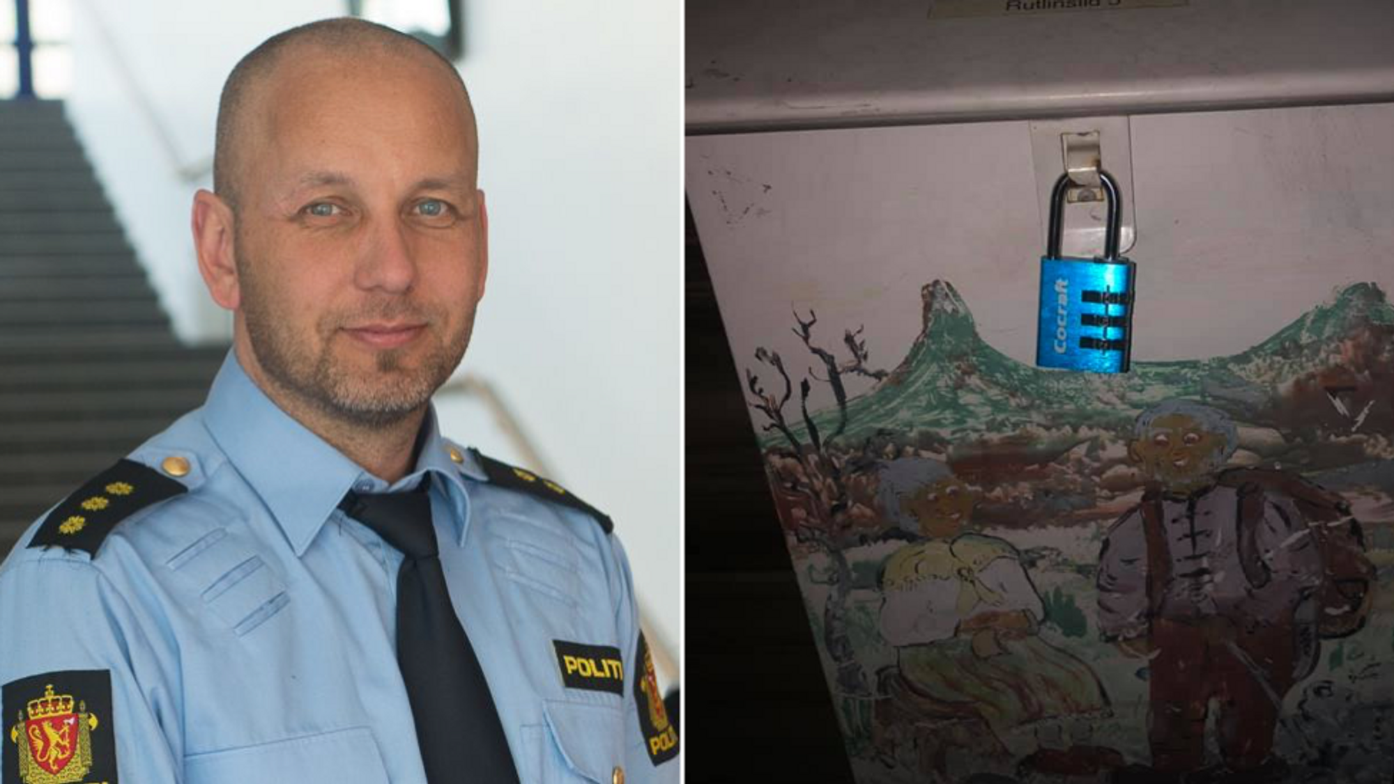 FREKT: Regionlensmann ber folk som har blitt utsett for tjuveri om å melda frå. Denne postkassa i Rutlin har fått hengelås etter at fleire konvoluttar med konfirmasjonshelsingar har forsvunne frå nabolaget den siste tida.