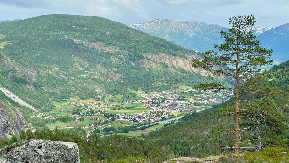 TINGLYSTE: Ein av dei dyraste eigedomane som skifta eigar i Indre Sogn siste veka ligg i Gaupne.
