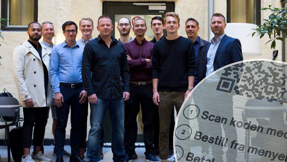 Foody-teamet: Tech-oppstarten med fire ansatte har fått god drahjelp fra IT-konsulentene i Bspoke.
