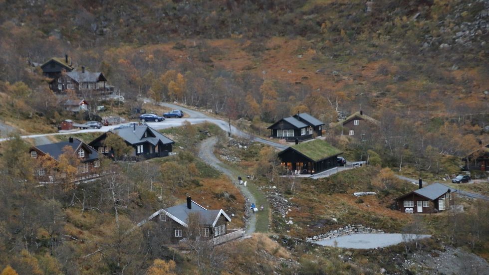 GODE PRISAR: Bjørkelia hyttegrend opplever gode tider for tida, det forklarar grunneigar Oddvar Østerbø