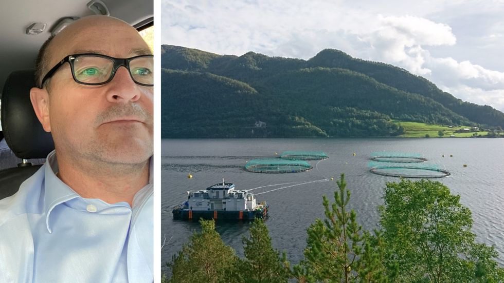 OPPDRETT: Tor-Arne Helle er leiar for miljø og samfunn i Tombre.