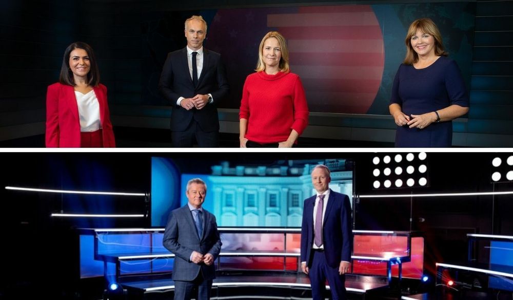 NRK slo TV 2 under valgnatten. Nå roses de av konkurrenten: – De er kjempeflinke