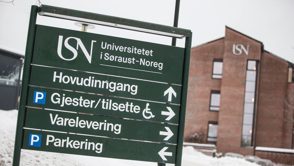 Universitetet i Sørøst-Norge har 18.000 studenter, 1900 ansatte og åtte campuser. Dette er fra campusen i Bø.