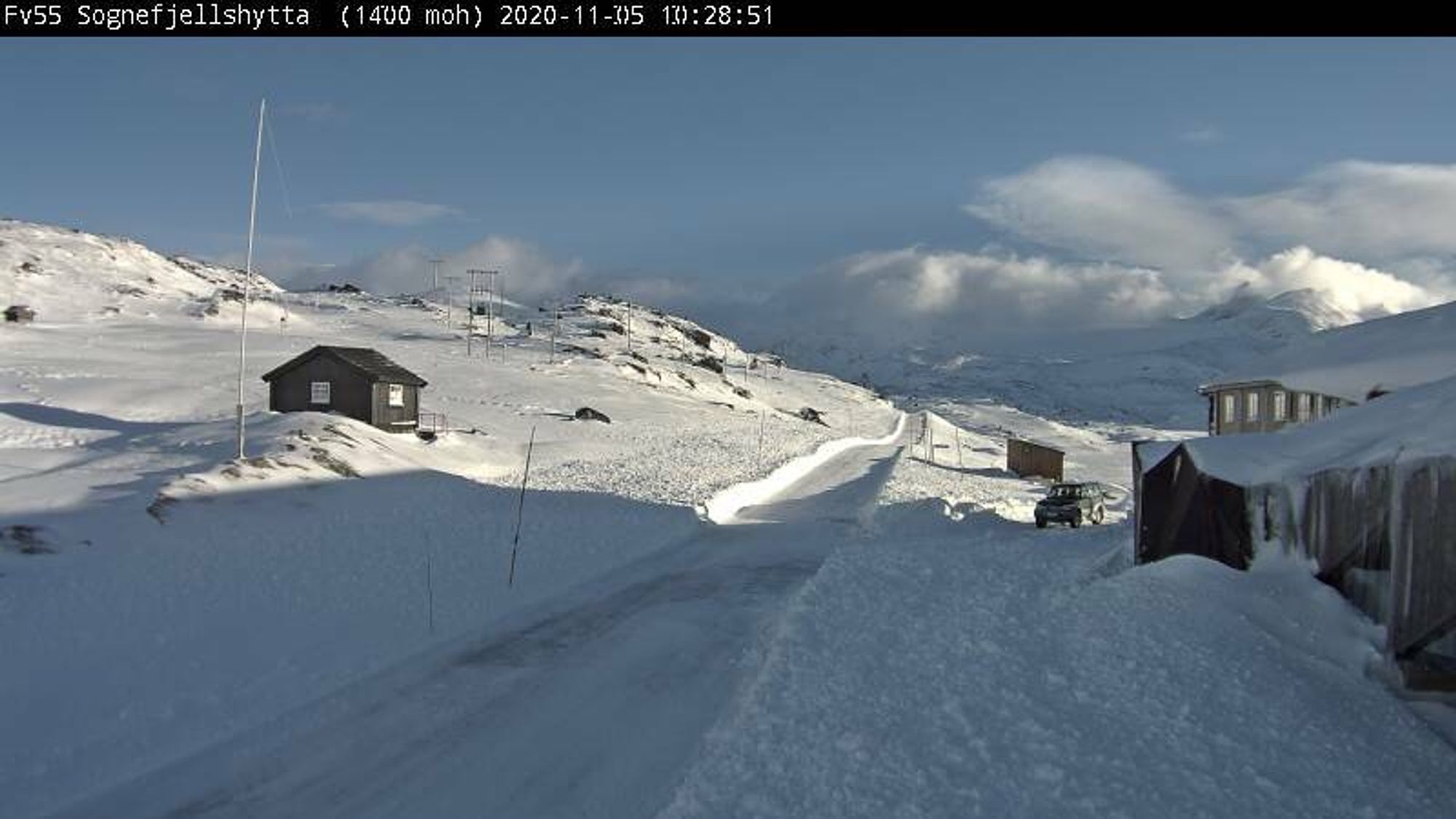 SOLSKIN: Det er finevêr å sjå på Sognefjellet torsdag.