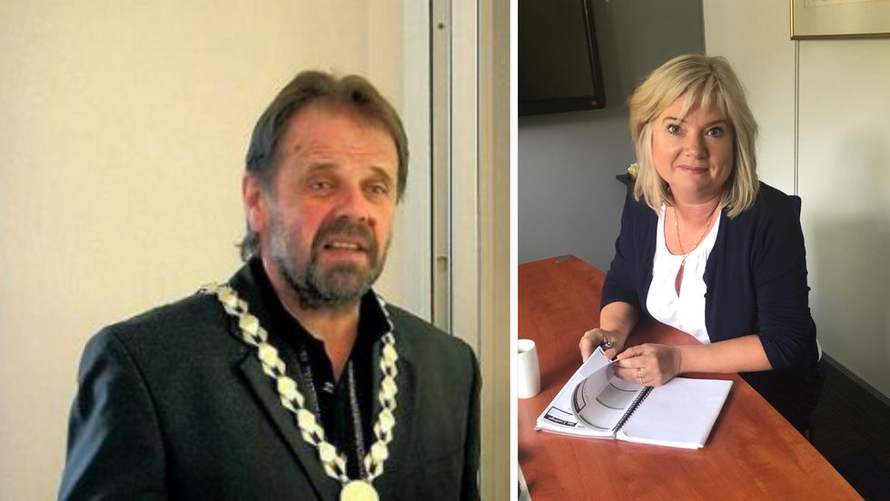 DRAR I BREMSEN: Hallvard Oppedal og Irene Søreide