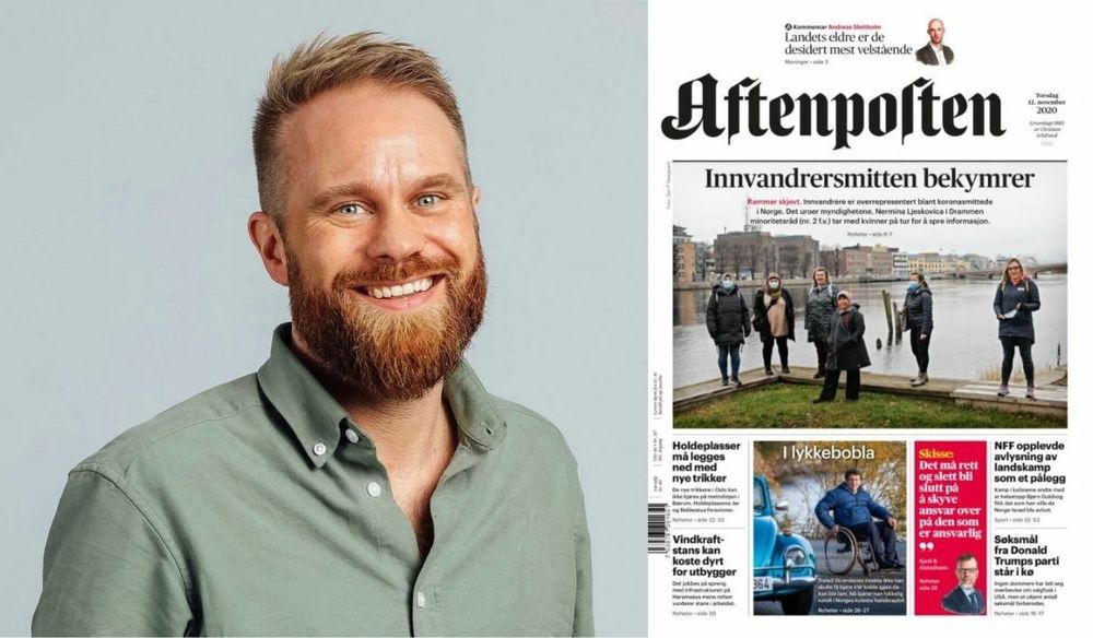 SV-politiker Stian A. Antonsen reagerer sterkt på oppslaget på Aftenposten-forsiden torsdag.