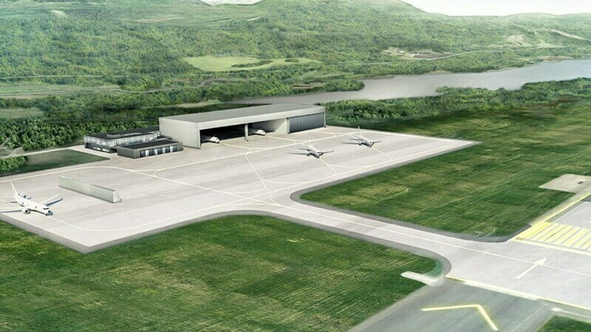 Forsvarsbygg er i gang med å utvikle nye Evenes flystasjon til en framskutt base for kampfly og base for maritime patruljefly.