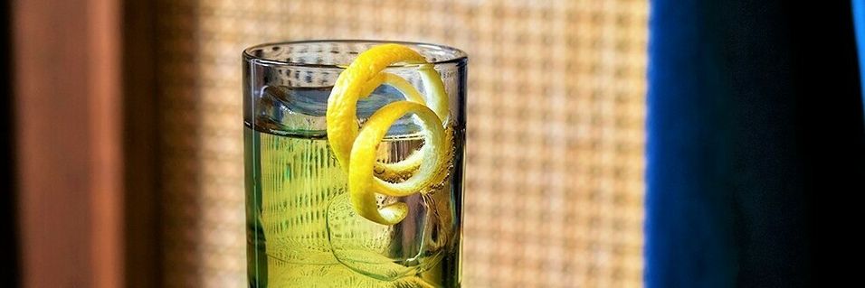 Du kan fint lage en drink med to ingredienser. Denne gir maks uttelling