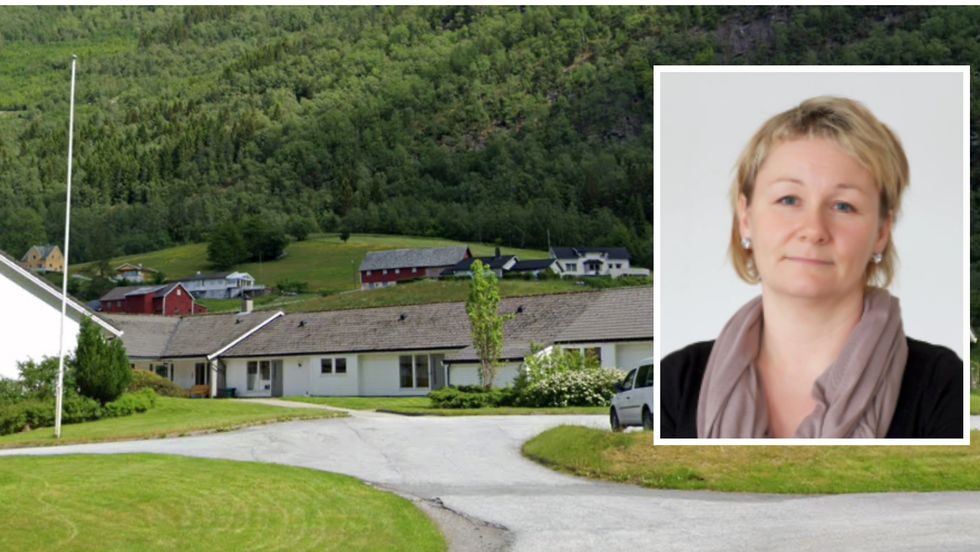 BEKYMRA: Monica Dåvøy på Søreide bygdetun er bekymra for konsekvensane av rasutsette vegar på sørside.