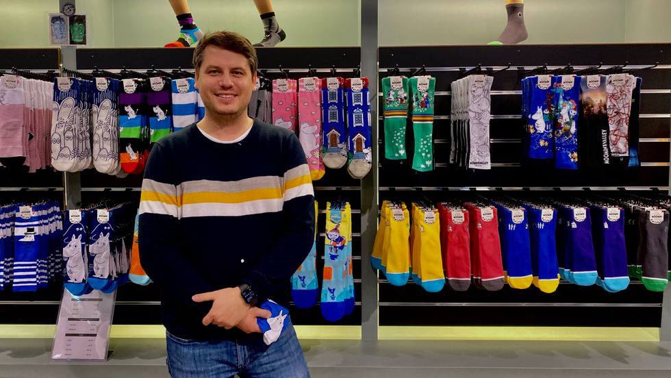 NVRLND: Remi Solbakken har opna butikk på Storo Storsenter i Oslo.