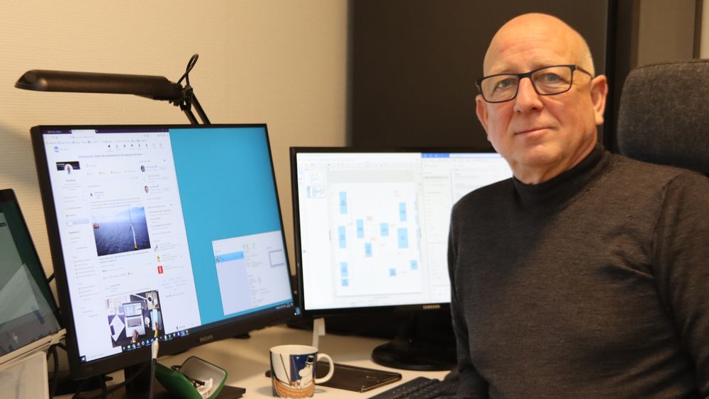 Odd Gilinski sa opp jobben og startet for seg selv som 61-åring.