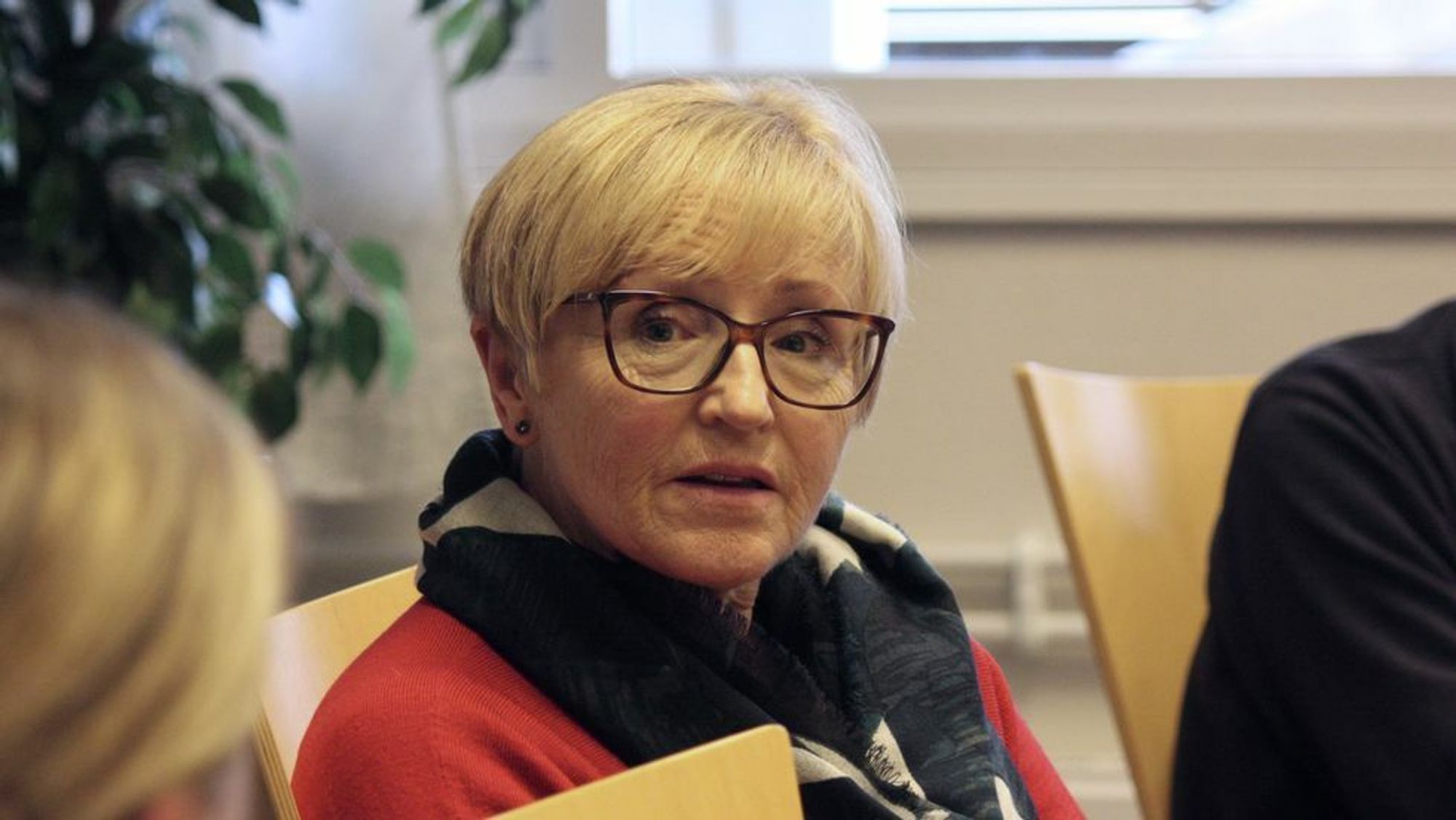 ØNSKER BETRING AV FORSVARET: Navarsete og Enger Mehl er begge Stortingsrepresentantar for Senterpartiet og medlem av medlem av utanriks og forsvarskomiteen.
