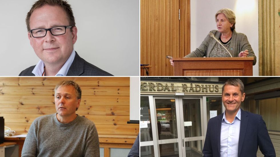 INDRE OG YTRE SOGN: Store summar skil inntekta til desse fire rådmennene.