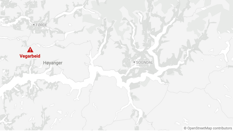 VEGARBEID: Mellom Ytredalen og Langeland