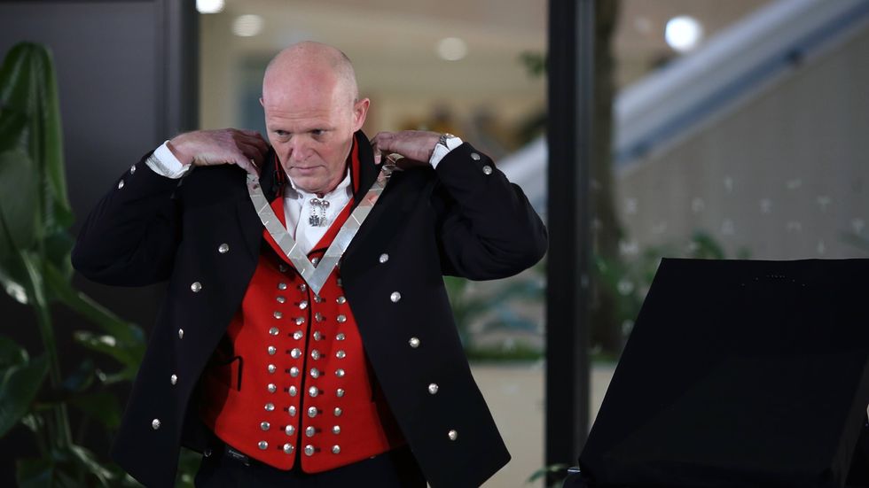 Her tek han på seg kjedet for første gong. No er Gunnar Yttri rektor for Høgskulen på Vestlandet