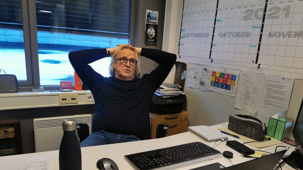 UFORSVARLEG: Rasmus Mo er klar på at det ville vere heilt uforsvarleg å reise til Oslo slik situasjonen er no.