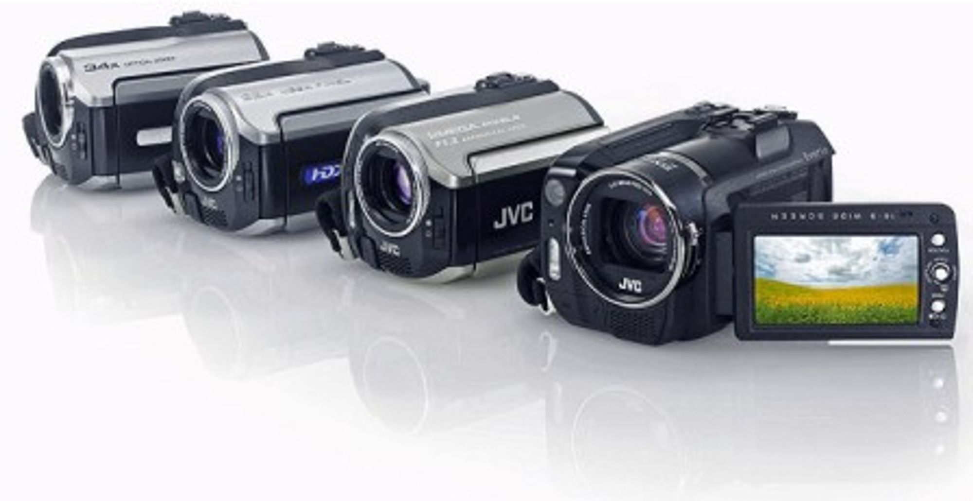 Noen av de nye modellene fra JVC