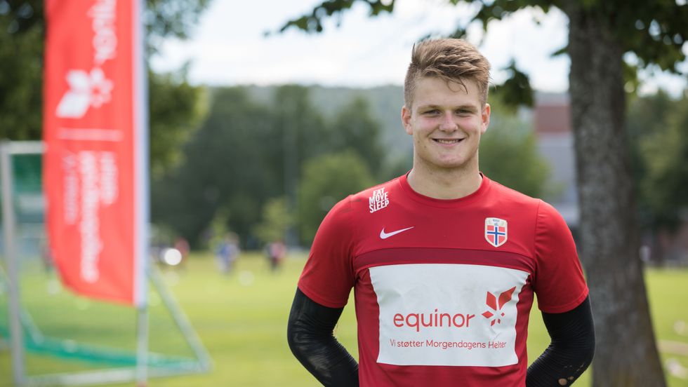 MÅLBEVIST: Håvard Hetle, som har ein rekkje aldersbestemte landskampar under beltet, går på lån til Florø med mål om å kjempe seg inn i startelvaren.