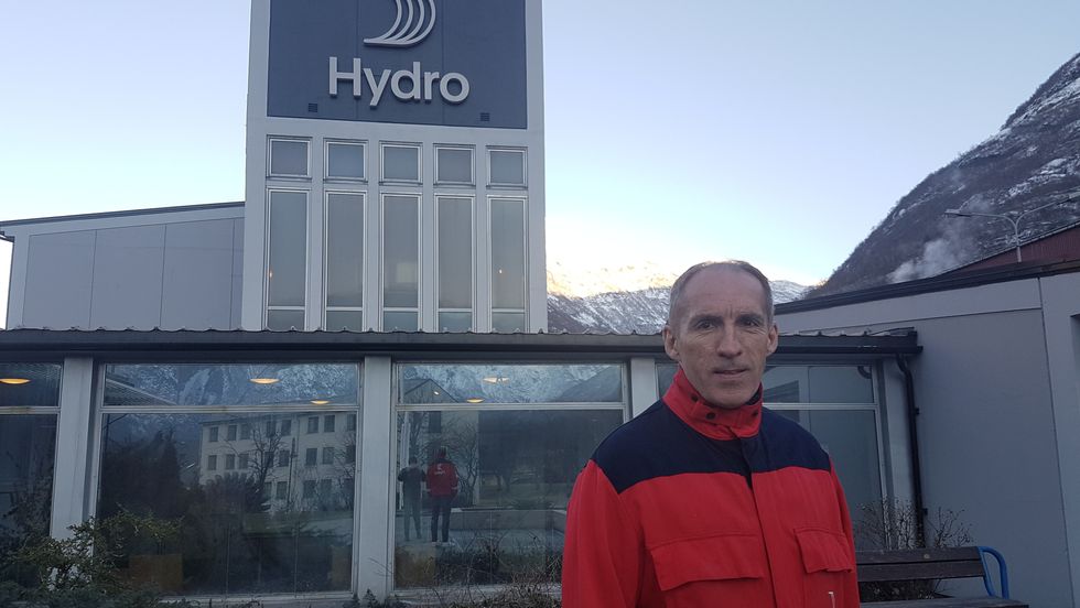 OPTIMISTISK: Geir Nordnes ser lyst på erfaringane Hydro har fått gjennom handteringa av koronatiltak.