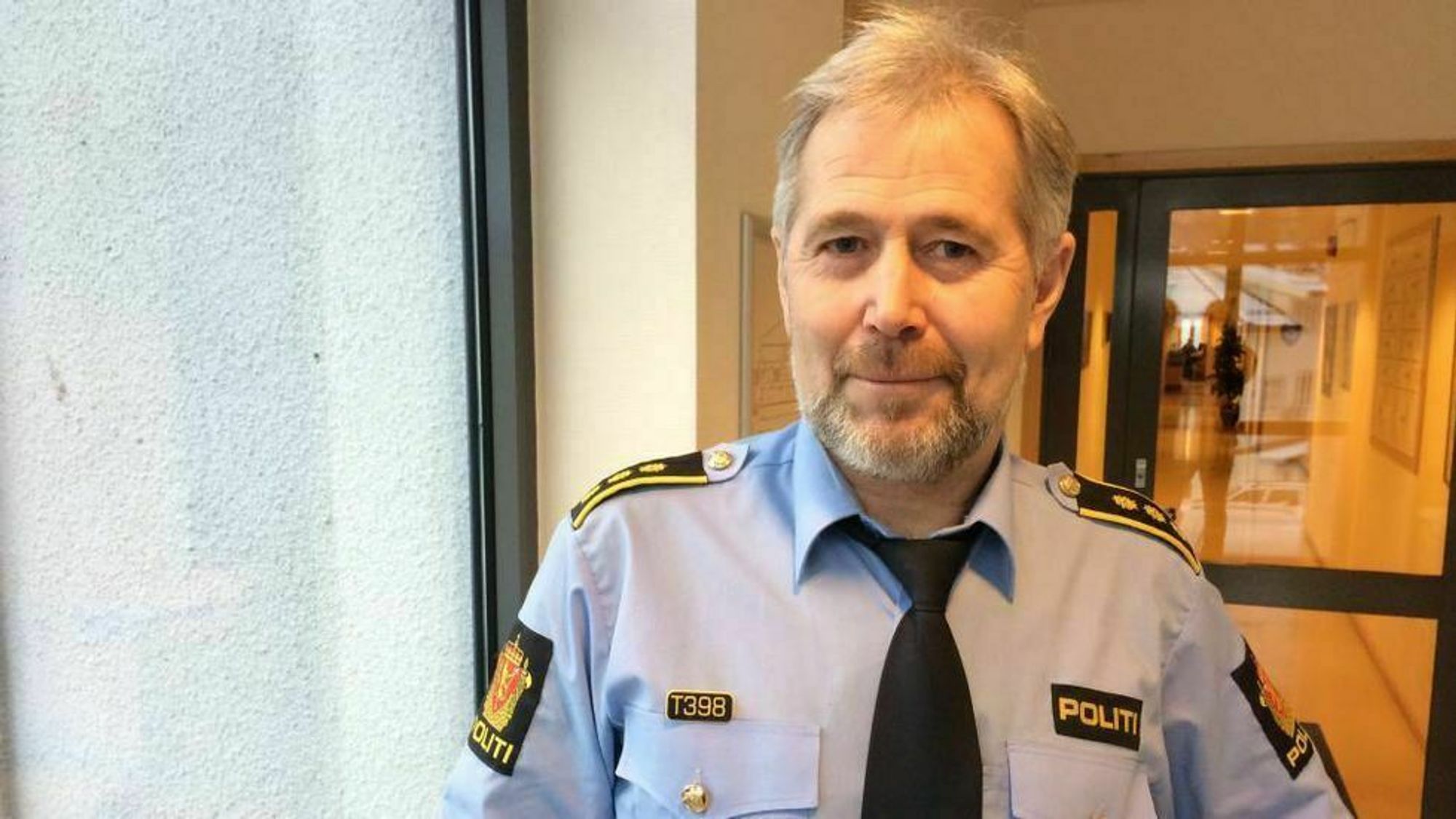 NØGD: Politisjef i Sogn og Fjordane Arne Johannessen er jamnt over nøgd med at talet registrerte kriminalitetar har gått ned.